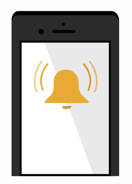 mobile phone alert