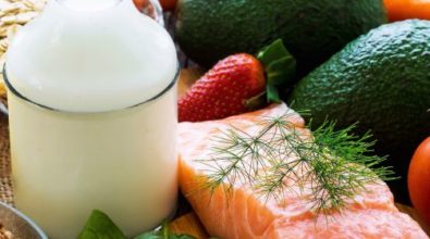 A table full of healthy food from the food groups